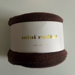 Mini Rodini Brown footless Tights NWT!